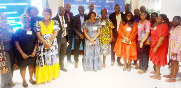 Journalists & communicators in group photo with MINEPDED & WWF Officials