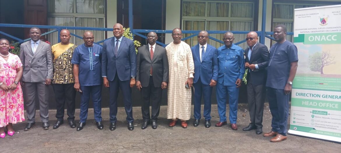 Cdc Gm And His Collaborators Pose For A Group Pic With The Gm Of The Nocc And His Own Collaborators During Agreement Signing In Limbe On Tuesday, April 29, 2025