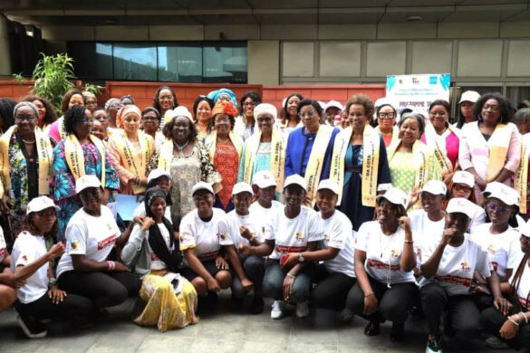 Family photo of mentors and mentees after program launching ceremony
