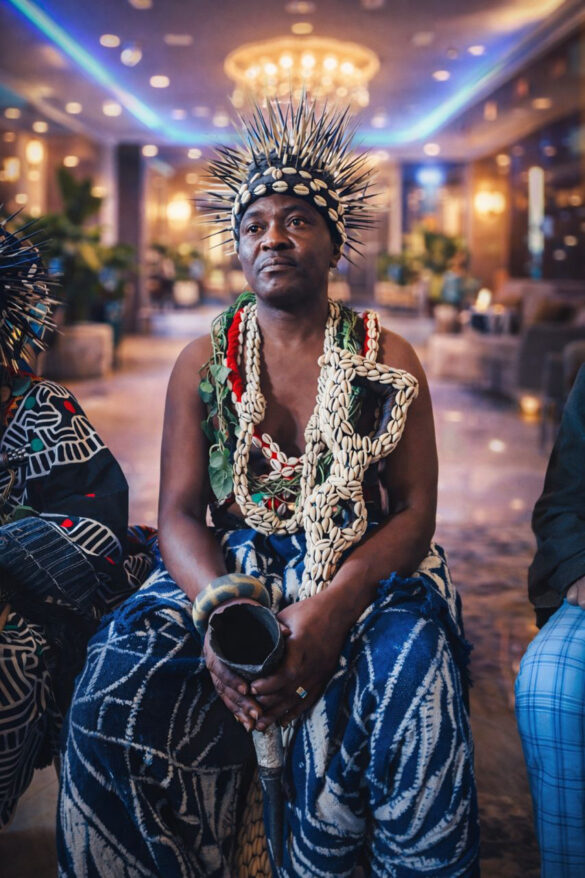 Newly enthroned Fon of Lakasaff village, HRH Ezekiel Nsah I