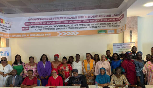 MINPROFF boss and other leading women at 25th Anniversary of UN Resolution 1325 on Women-Peace-Security