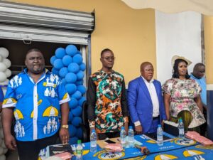 From left: BAFCCUL GM, DO's representative, Board President and Rainbow Cameroon GM 