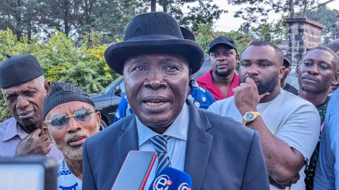 Molua Njie Joseph, spokesperson Ewonda community