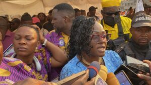 Newly reelected Board president Barrister Akumah Miranda 