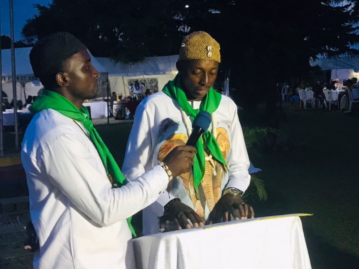 President of baya addressing members during 10th anniversary celebration on saturday, march 28th